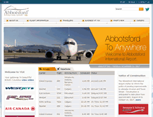 Tablet Screenshot of abbotsfordairport.ca